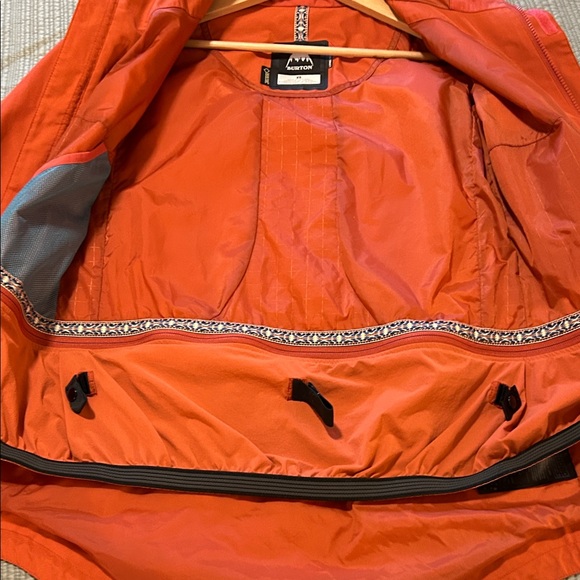 Burton Women's XS Kaylo Gore-Tex Orange Hooded Snow Jacket - Picture 11 of 16